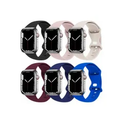 Tighesen Apple Watch バンド アップルウォッチ バンド (ブラック/スターライト 38/40/41mm M/L)