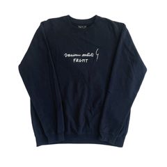 定価20,900円 V.A. Fragment Design agnes b SWEAT CUPPO VBM64040 BLACK FRGMT 藤原ヒロシ スウェット フラグメントデザイン アニエスベー スウェット CREWNECK クルーネック 黒 ブラック