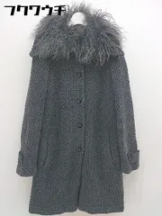◇ LAUTREAMONT ロートレアモン ラムファー 長袖 コート サイズ40 ミディアムグレー系 レディース  【1112170000212】のサムネイル
