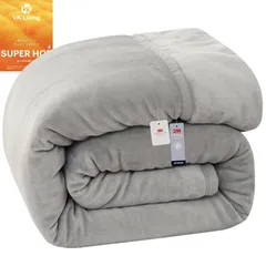 シンサレート 毛布 Mensu シングル 冬用 【宇宙服調温中綿・3Mシンサレート全面使用】【SUPER HOT】2枚合わせ 五層構造 厚手 瞬間暖感 1.8KG 襟付き 掛け毛布 24時間持続制菌消臭 フランネル 洗える 保温 静電気防止 ダークグレー 14