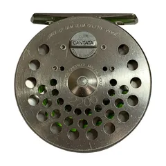 CANTATA フライリール 200 ゴールド/シルバー未使用品 Yahoo!オークション -「ウエダ カンタータ」(フライリール