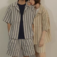 未使用級❤️コンバース トウキョウ 4.6万 ストライプチェックシャツ 