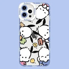 【★数量限定★】サンリオ iphone12pro 用 ケース ポチャッコ かわいい スマホケース アイフォン12pro 用 カバー 6.1インチ TPU クリアケース バンパー 薄型 超軽量 レンズ保護 ワイヤレス充電対応 iPhone12Pro用 透明 B