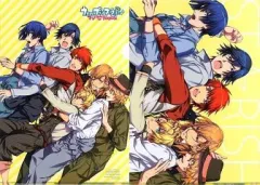 【中古】クリアファイル 集合(背景黄色) A4クリアファイル 「うたの☆プリンスさまっ♪マジLOVE1000%」 別冊spoon.2Di vol.26付録