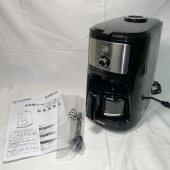 【中古・元箱あり】2021年製　アイリスオーヤマ　全自動コーヒーメーカー　KIAC-A600