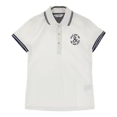 サイズ：M AND PER SE アンパスィ A9708FSY1 半袖ポロシャツ  ホワイト系 [240101511270] ゴルフウェア レディース ストスト