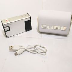 【GOLFZON/ゴルフゾン】レーザー距離計 Caddy Talk CUBE ケース･カラビナ･充電用ケーブル付き 動作確認済み/mik0180
