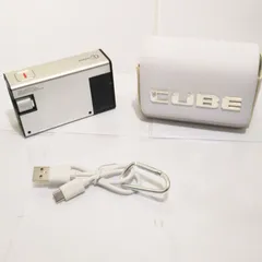 【GOLFZON/ゴルフゾン】レーザー距離計 Caddy Talk CUBE ケース･カラビナ･充電用ケーブル付き 動作確認済み/mik0180