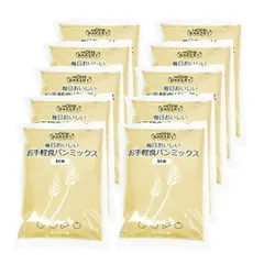 siroca シロカ お手軽食パンミックス(1斤×10袋) SHB-MIX1260 パンミックス粉 ホームベーカリー用 セットのサムネイル