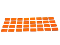 レゴ★未使用！オレンジ色の１×２タイル３２点セット