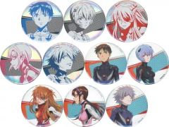 [중고] 배지 핀즈 전 10종 세트 [에반게리온 신극장판 캐리 배지 컬렉션] EVANGELION STORE TOKYO-01 9주년 기념 이벤트 상품