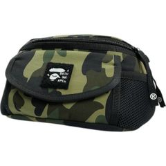 Size【フリー】 A BATHING APE ア ベイシング エイプ 1STカモウエストバッグ オリーブ 【中古品-非常に良い】 20822014