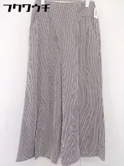 ◇ SENSE OF PLACE by URBAN RESEARCH ハイウエスト コーデュロイ ワイド パンツ サイズ 36 グレー レディース  【中古】 【1107230000394】