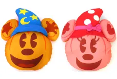 【中古】クッション・本体 かぼちゃミッキー＆かぼちゃミニー ビーズクッション 「ディズニー・ハロウィーン2015」 東京ディズニーリゾート限定