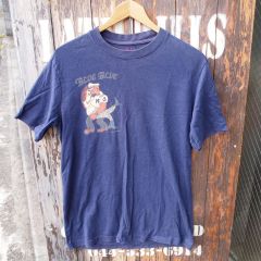 【BLUE BLUE】ブルーブルー  ハリウッドランチマーケット ハリラン 聖林公司 プリント Tシャツ  2 (M)