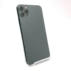 【全額返金保証】【最速発送】Apple iPhone 11 Pro Max 64GB ミッドナイトグリーン Softbank 白ロム 77% 動作確認済