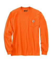 カーハート　ポケット ロンT　オレンジ　●新品　Carhartt