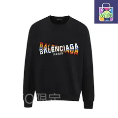 Balenciaga パリセーガ プリントクルーネックスウェットシャツ [本日特価|新品未使用品]-WT0輸入-ZX98