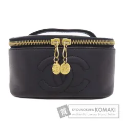 CHANEL シャネル バニティ ハンドバッグ グレインド カーフスキン レディース [中古]