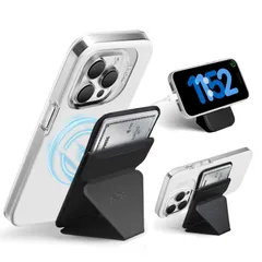 新品 MOFT Snap On 【薄型＆43g超軽量＆カード最大3枚収納タイプ】 Snap on スマホスタンド iPhone15 スタンド ウォレットスタンド iPhone14 iPhone13 iPhone12 マグネット ウォレット スマホスタンド 卓上のサムネイル