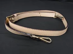 MICHAEL KORS マイケルコース レザー バック用 ショルダーストラップ 肩掛け 斜め掛け ベージュ系×ゴールド系 DH9627