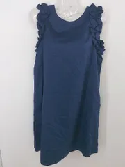 ◇ AG by aquagirl フリル ノースリーブ ミニ ワンピース サイズM ネイビー レディース P  【中古】 【1210310000037】のサムネイル
