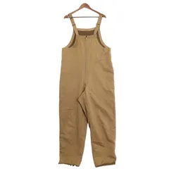 50年代 米軍実物 U.S.NAVY N-1 デッキパンツ CROWNジップ オーバーオール ベージュ (メンズ XL相当) 中古 古着 A0201
