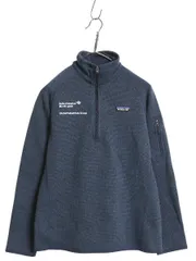 【お得なクーポン配布中!】 パタゴニア ベターセーター ハーフジップ レディース M 16年製 裏起毛 フリース セーター プルオーバー ジャケット ブルゾン 企業 ネイビー