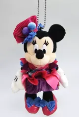 【中古】ぬいぐるみ ミニーマウス ぬいぐるみバッジ 「ディズニー夏祭り2013」 東京ディズニーランド限定