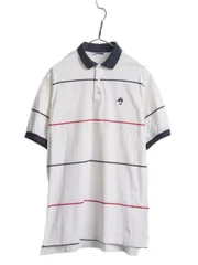 【お得なクーポン配布中!】 80s USA製 ブルックスブラザーズ ボーダー 半袖 ポロシャツ メンズ L 古着 80年代 ヴィンテージ Brooks Brothers Golf 半袖シャツ コットン