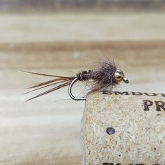 ■ELK■　フェザントテイル　ヘアズイヤー　ビーズヘッドニンフ　4本　完成品フライ