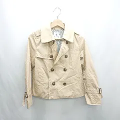 ◇ ⊂ ROPE PICNIC ロペピクニック ショート丈 長袖 トレンチコート サイズ38 ベージュ レディース E  【1501230027649】