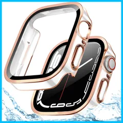 【人気商品】アップルウォッチケース 38mm 40mm 41mm 42mm 44mm 45mm Apple Watch用カバー 防水強化 ガラスフィルム一体型 Series 7 SE 6 5 4 3 シリーズに全面保護