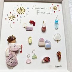 Princess no.17】 シーグラスアート ヒーリングアート