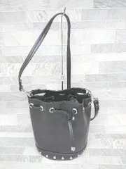 ◇ ◎ ZARA ザラ 2way ショルダー ハンド バッグ ブラック レディース P  【1405290018572】