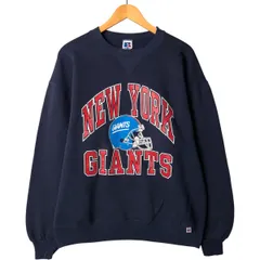 古着 90年代 ラッセル Russell NFL NEW YORK GIANTS ニューヨークジャイアンツ プリントスウェットシャツ トレーナー USA製/eaa584353