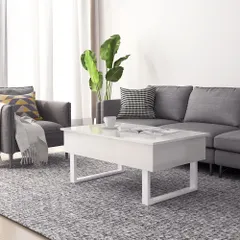 【単色限定価格】テーブル センターテーブル ローテーブル リビングテーブル 高さ調節 内部大容量収納