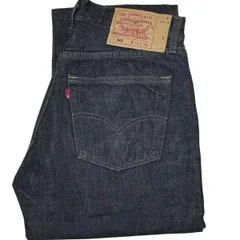 00s Levi’s 501 先染めブラックデニム｜USA製 W31 L34（実寸W76 L87.5）