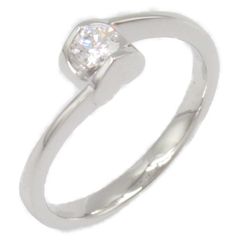 ジュエリー JEWELRY リング・指輪 ダイヤモンド リング ﾀﾞｲﾔ 2.5g #10 K18WG（ホワイトゴールド） ダイヤモンド リング レディース Used A