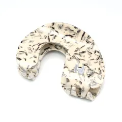 【在庫処分】おしゃれ 韓国 可愛い シンプル レディース ヘアアクセサリー バンスクリップ 強力 1本(8.5cm*5.4cm ヘアクリップ クリップ 髪留め Grey) 大きい QinGoo