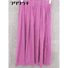 ◇ Andemiu アンデミュウ 膝下丈 フレア スカート サイズF ピンク レディース 【中古】 【1101280004296】