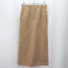 ◇ Θ Spick & Span スピック＆スパン 無地 ロング丈 タイト スカート サイズ34 ブラウン系 レディース E  【1506190013466】