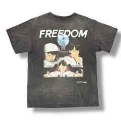 入手困難 セントマイケル コラボ FREEDOM トップス Tシャツ ブラック SAINT Mxxxxxx 【セント マイケル】 FD_SS TEE /FREEDOM/BLACK