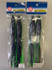 下田漁具　ヤリイカオーロラ無　6.5号　貝粉入　マグロ　キハダ　ビンチョウ