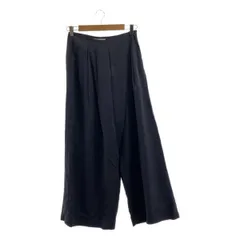 MY___ / マイ | リヨセル サイドジップ タック ワイド スラックス パンツ / 総裏地 | 0 | ダークネイビー | レディース