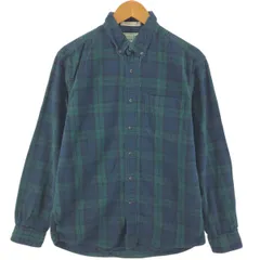 古着 エルエルビーン L.L.Bean SLIGHTLY FIT 長袖 ボタンダウン ライトネルチェックシャツ メンズM相当/eaa522598