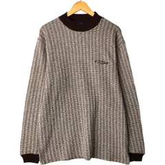 古着 90年代 ゲス Guess JEANS 総柄 コットンニットセーター USA製 メンズL相当 ヴィンテージ/eaa399793のサムネイル