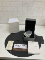 未使用　　エンポリオアルマーニ EMPORIO ARMANI クロノグラフ メンズ腕時計 デイト クォーツ  AR-2448