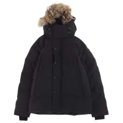 CANADA GOOSE カナダグース ダウンジャケット 3808MB 国内正規品 ジャパンタグ BLACK LABEL ブラックレーベル WYNDHAM PARKA ウィンダムパーカ ブラック系 180/92y【中古】のサムネイル