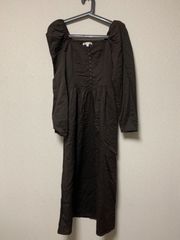moussy ロングワンピース ブラウン